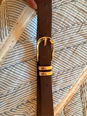 torrid Brown Belt with Gold Buckle